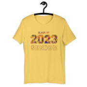 Class of 2023  Senior College  High school Graduation Kente cloth Unisex t-shirt