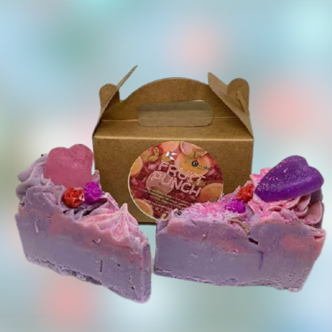 Fruit Punch Valentine Soap Pie from the Soap Bakery